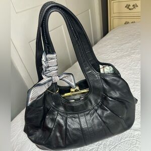 Rare Vintage COACH Y2K Ergo Kisslock Shoulder Bag